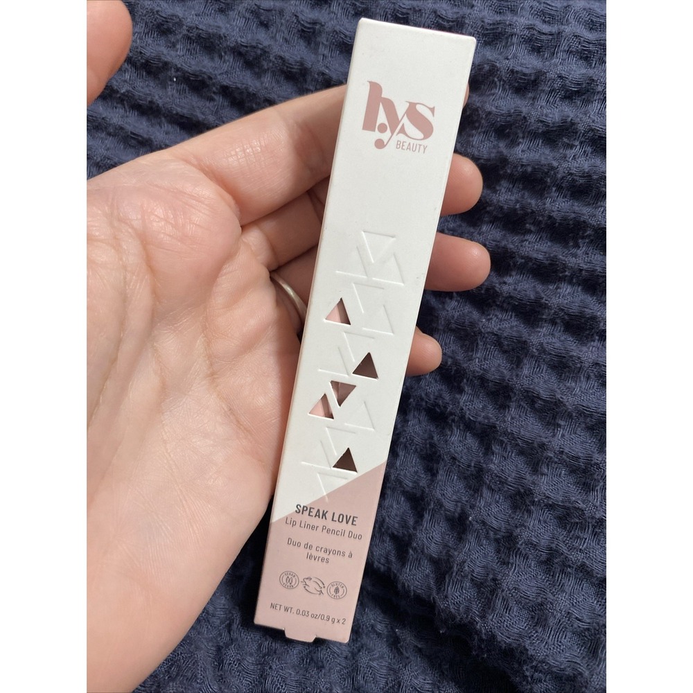 LYS Beauty Speak Love Lip Liner Pencil Duo Devoted Romantic NIB Sephora